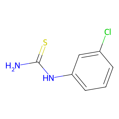 Thiourea, (3-chlorophenyl)- structure