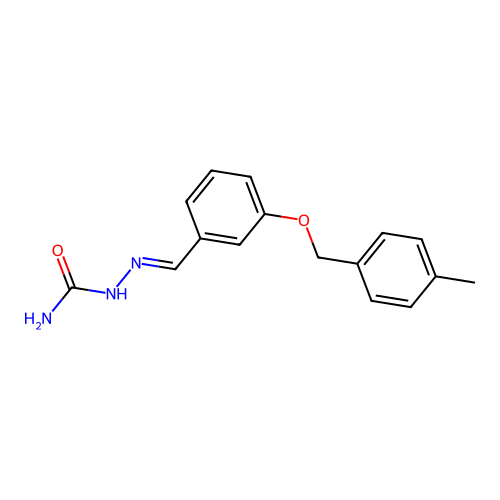 [[3-[(4-Methylphenyl)methoxy]phenyl]methylideneamino]urea structure