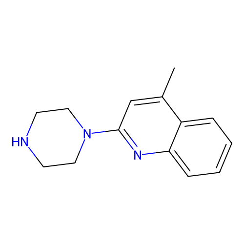 4-Methyl-2-piperazin-1-yl-quinoline structure