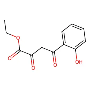 Ethyl 4-(2-hydroxyphenyl)-2,4-dioxobutanoate structure
