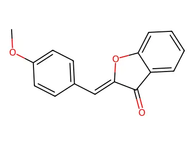 3(2H)-Benzofuranone, 2-[(4-methoxyphenyl)methylene]- structure