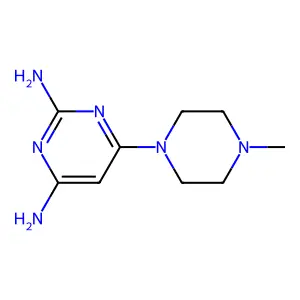 6-(4-Methylpiperazin-1-yl)pyrimidine-2,4-diamine structure