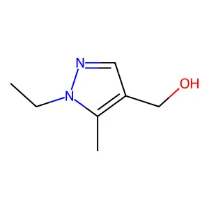 (1-ethyl-5-methyl-1H-pyrazol-4-yl)methanol structure