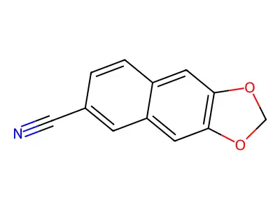 Naphtho[2,3-d][1,3]dioxole-6-carbonitrile structure