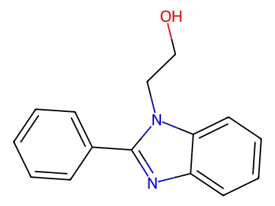 1H-Benzimidazole-1-ethanol, 2-phenyl- structure