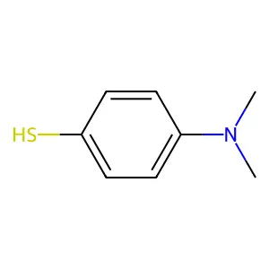 4-二甲氨基苯硫酚 structure