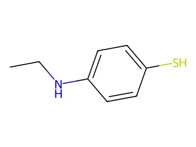 4-(Ethylamino)benzenethiol structure