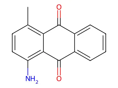 1-Amino-4-methylanthracene-9,10-dione structure