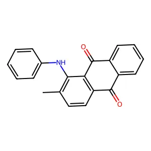 1-Anilino-2-methyl-9,10-anthraquinone structure