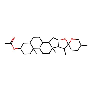 Neotigogenin acetate structure