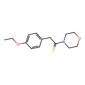 2-(4-Ethoxy-phenyl)-1-morpholin-4-yl-ethanethione structure