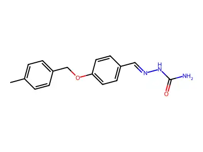 [[4-[(4-Methylphenyl)methoxy]phenyl]methylideneamino]urea structure