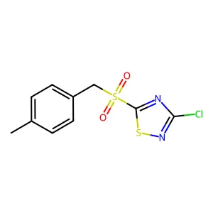 3-Chloro-5-(4-methylbenzylsulfonyl)-1,2,4-thiadiazole structure