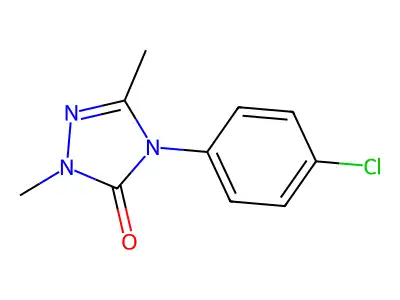 4-(4-Chlorophenyl)-1,3-dimethyl-1H-1,2,4-triazol-5(4H)-one structure