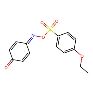 4-((((4-Ethoxyphenyl)sulfonyl)oxy)imino)cyclohexa-2,5-dienone structure