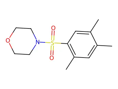 4-[(2,4,5-Trimethylphenyl)sulfonyl]morpholine structure