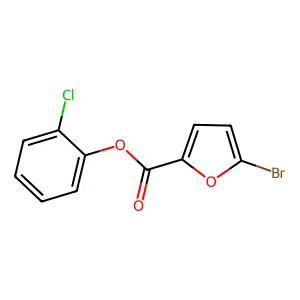 2-Chlorophenyl 5-bromo-2-furoate structure
