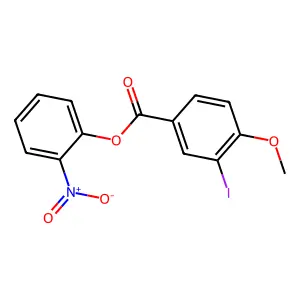 2-Nitrophenyl 3-iodo-4-methoxybenzoate structure