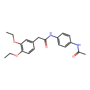 N-[4-(acetylamino)phenyl]-2-(3,4-diethoxyphenyl)acetamide structure