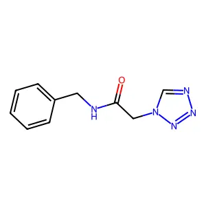 N-benzyl-2-(tetrazol-1-yl)acetamide structure