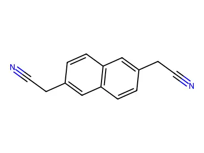 2-[6-(Cyanomethyl)naphthalen-2-yl]acetonitrile structure