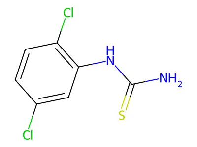 N-(2,5-Dichlorophenyl)thiourea structure