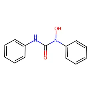 1-Hydroxy-1,3-diphenylurea structure