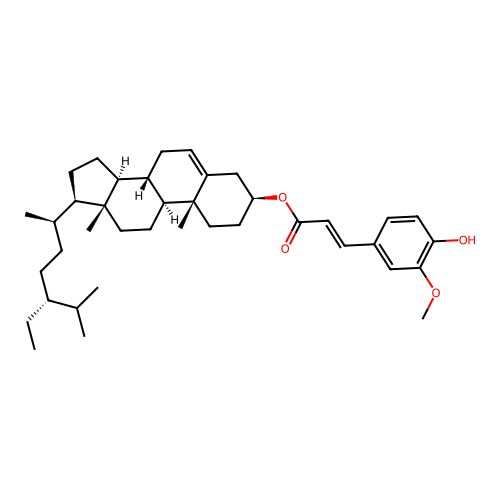 beta-Sitosteryl ferulate structure