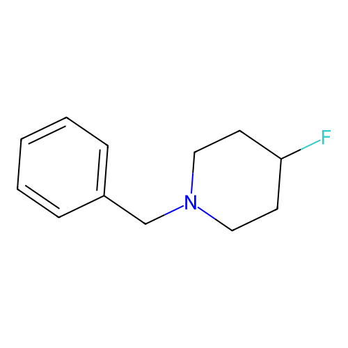 1-Benzyl-4-fluoropiperidine structure