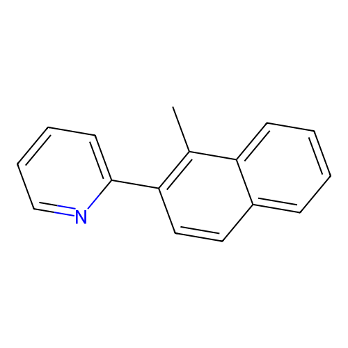 2-(1-Methylnaphthalen-2-yl)pyridine structure
