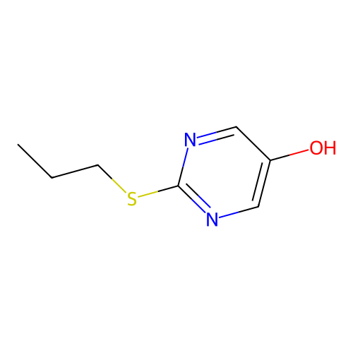 2-Propylsulfanylpyrimidin-5-ol structure