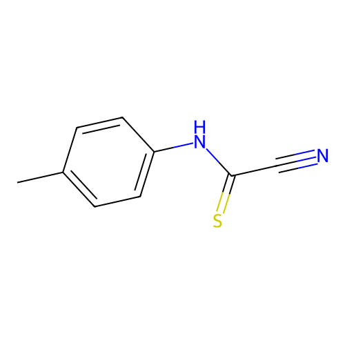 1-[(Cyanocarbothioyl)amino]-4-methylbenzene structure