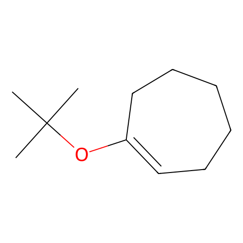 1-tert-Butoxycycloheptene structure