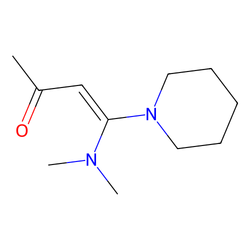 4-(Dimethylamino)-4-piperidin-1-ylbut-3-en-2-one structure
