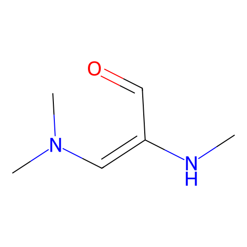 3-(Dimethylamino)-2-(methylamino)prop-2-enal structure