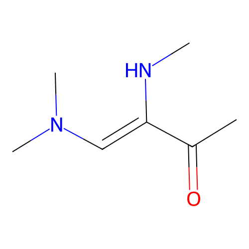 3-Buten-2-one, 4-(dimethylamino)-3-(methylamino)- structure