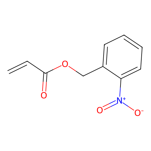 2-Propenoic acid, (2-nitrophenyl)methyl ester structure