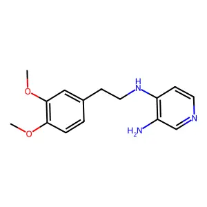 N4-(2-(3,4-Dimethoxyphenyl)ethyl)-3,4-pyridinediamine structure