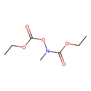 [Ethoxycarbonyl(methyl)amino] ethyl carbonate structure