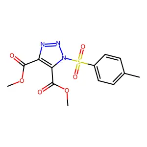 Dimethyl 1-(4-methylphenyl)sulfonyltriazole-4,5-dicarboxylate structure