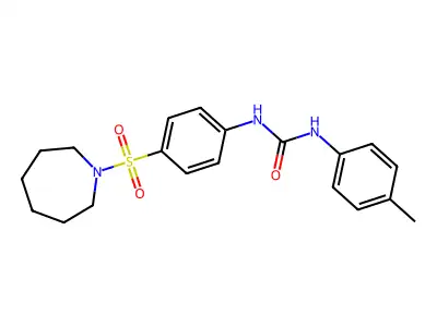 1-[4-(Azepan-1-ylsulfonyl)phenyl]-3-(4-methylphenyl)urea structure