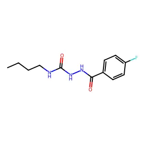 1-Butyl-3-[(4-fluorobenzoyl)amino]urea structure