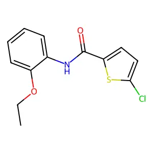 5-chloro-N-(2-ethoxyphenyl)thiophene-2-carboxamide structure
