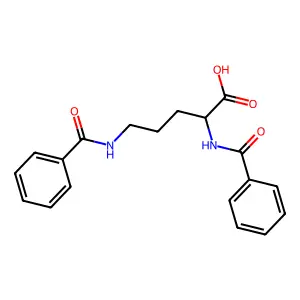 Dibenzoyl ornithine structure