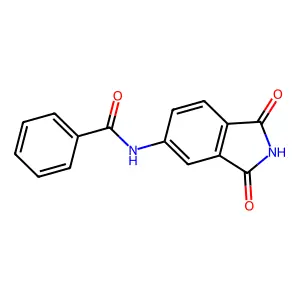 N-(1,3-dioxo-2,3-dihydro-1H-isoindol-5-yl)benzamide structure