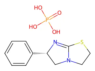 磷酸左旋咪唑 structure