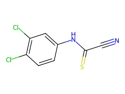 1-cyano-N-(3,4-dichlorophenyl)methanethioamide structure