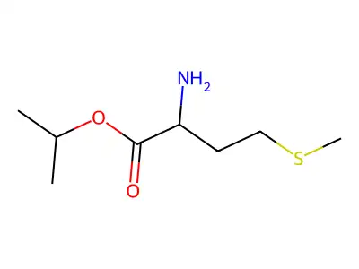 Propan-2-yl 2-amino-4-(methylsulfanyl)butanoate structure