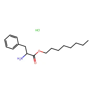 Alanine, 3-phenyl-, octyl ester, hydrochloride, DL- structure