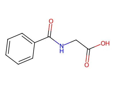 馬尿酸 structure
